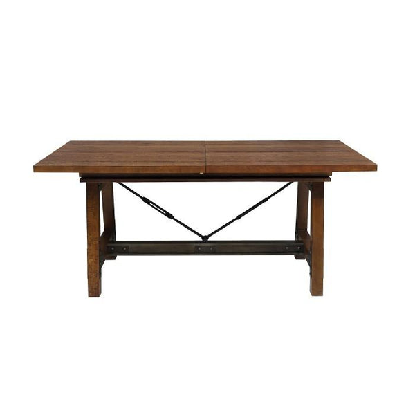 Homelegance Holverson Dining Table in Rustic Brown 1715-94 image