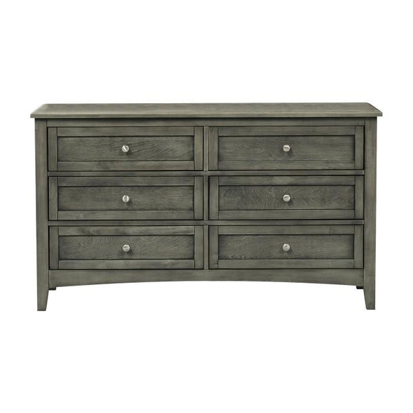 Homelegance Furniture Garcia 6 Drawer Dresser in Gray 2046-5 image