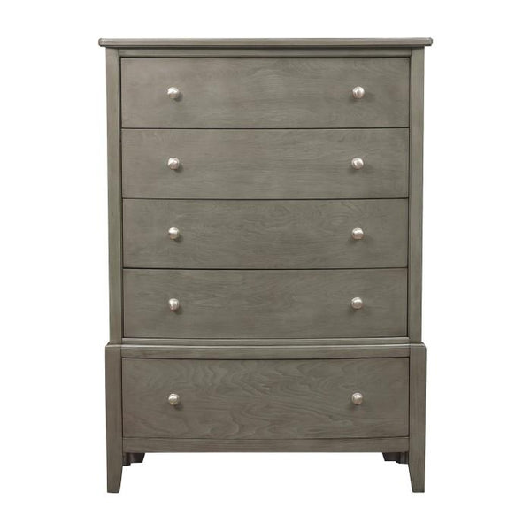 Homelegance Cotterill 5 Drawer Chest in Gray 1730GY-9 image
