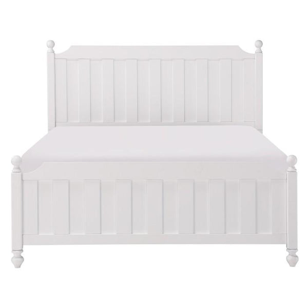 Homelegance Wellsummer Full Panel Bed in White 1803WF-1* image