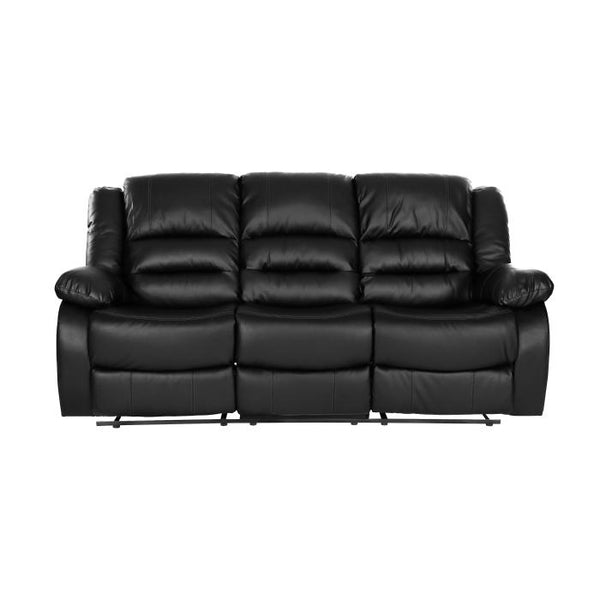 Homelegance Furniture Jarita Double Reclining Sofa in Black image