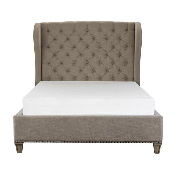 Homelegance Vermillion King Upholstered Panel Bed in Gray 5442K-1EK* image