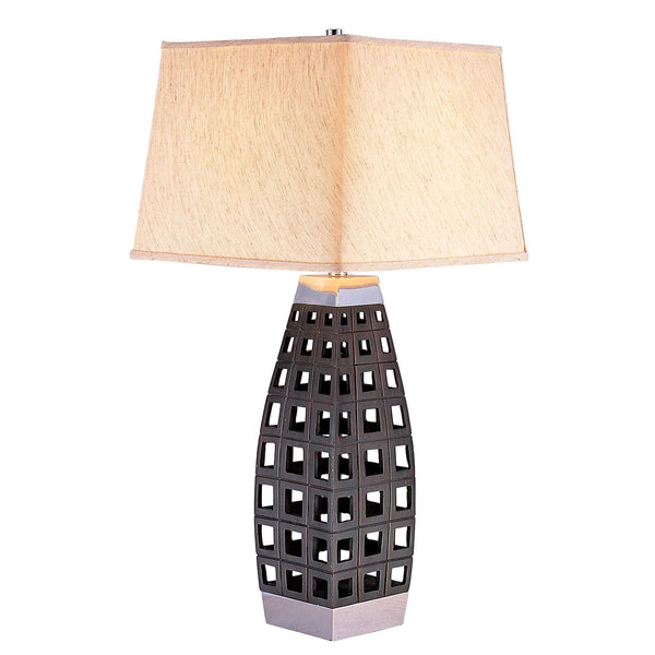 Zara Black/Chrome Table Lamp image