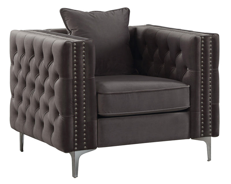 Acme Furniture Gillian II Chair in Dark Gray 53389 image