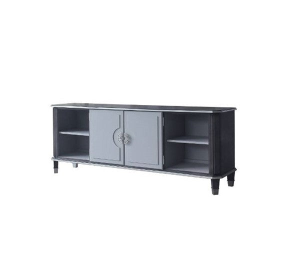 Acme Furniture House Beatrice TV Stand in Charcoal 91983 image