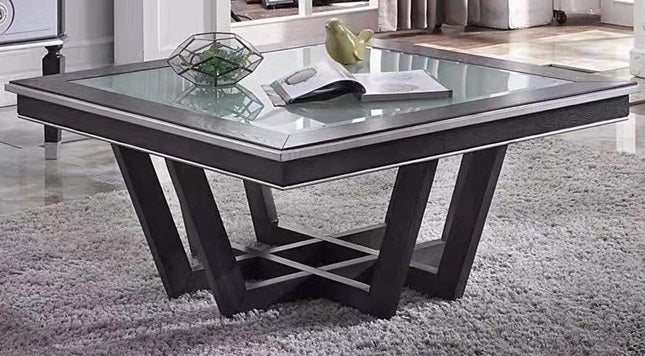 Acme Furniture House Beatrice Square Coffee Table in Charcoal 88810 image